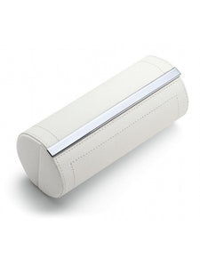 White Leather Make up Travel Box