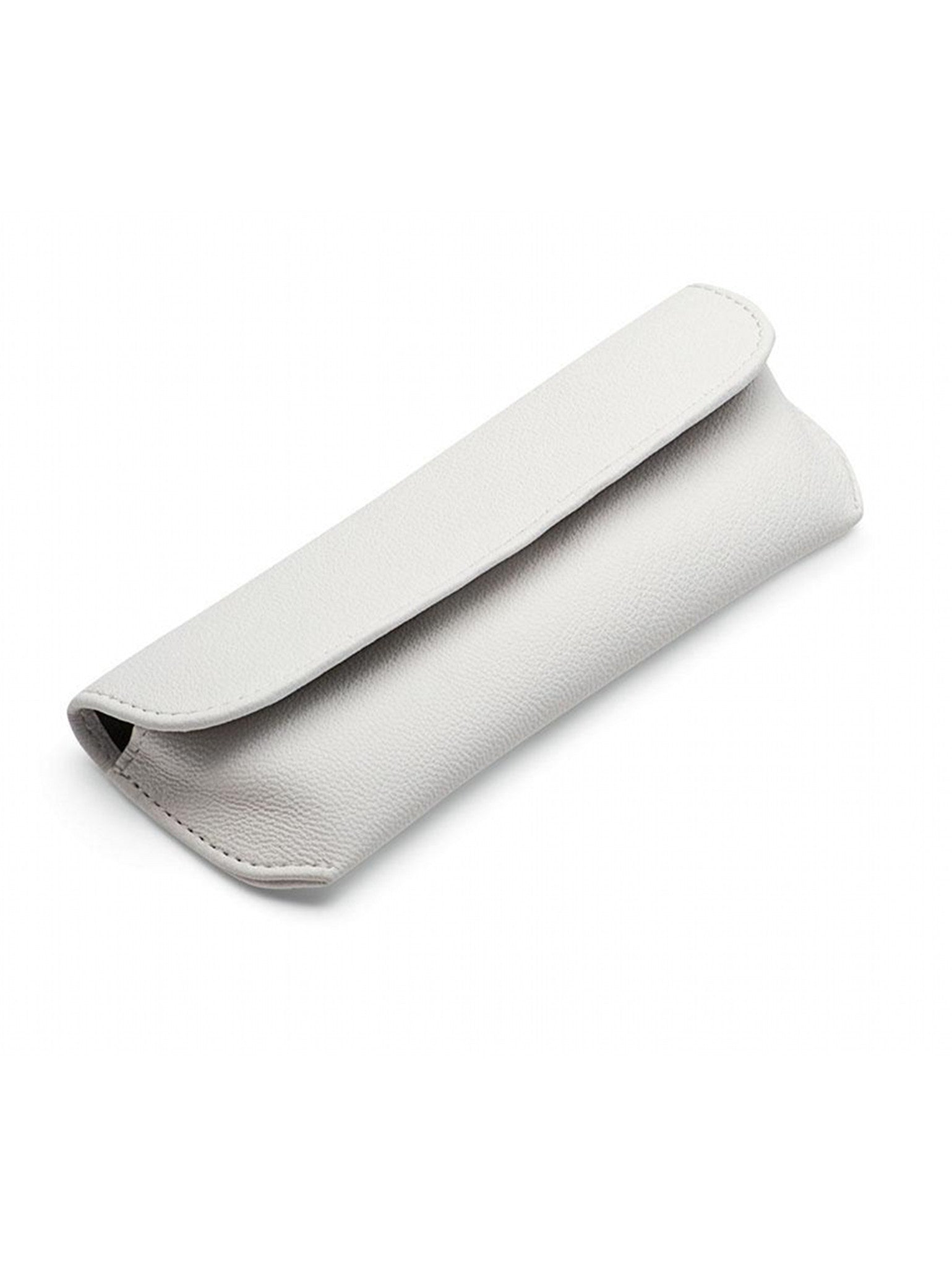 White Leather Make up Travel Box