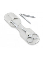 Load image into Gallery viewer, White Leather 3 Piece Manicure Set
