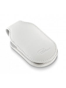 White Leather 3 Piece Manicure Set