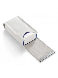 White Leather Tissue Case