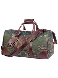Classic Equestrian Hunter Tapestry Duffel / Carry-on