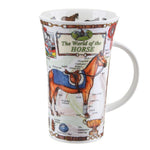 Load image into Gallery viewer, Buy Dunoon Mugs in Canada Glencoe The World of the Horse Fine Bone China Made in England Tea Coffee Red Scarf Equestrian
