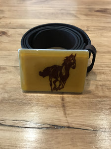 Running Horse Buckle & Belt