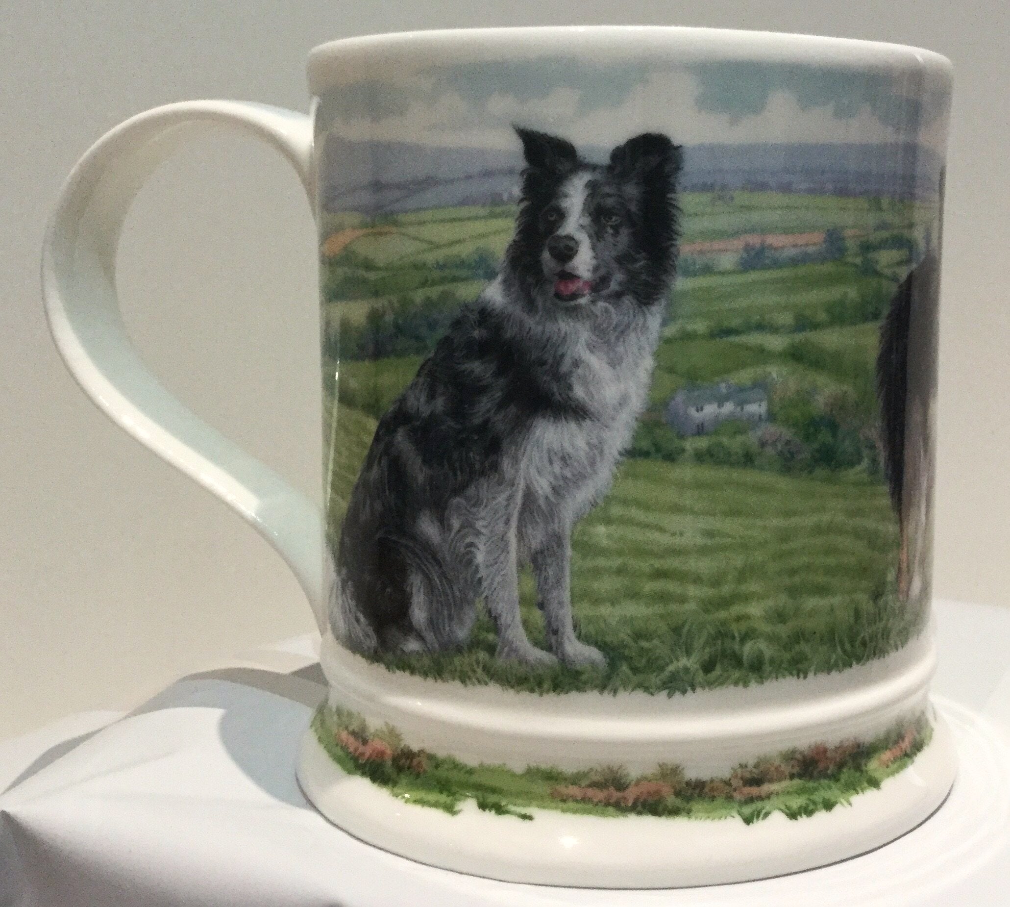 Dunoon Mugs in Canada - Iona Country Dogs Collies Red Scarf Equestrian