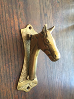 Load image into Gallery viewer, Brass Door Knocker (Horse or Fox)
