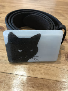 Otis the Cat Buckle & Belt