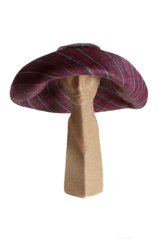 Raffia Hats: Wide Brim Sugarplum Thinline Hats