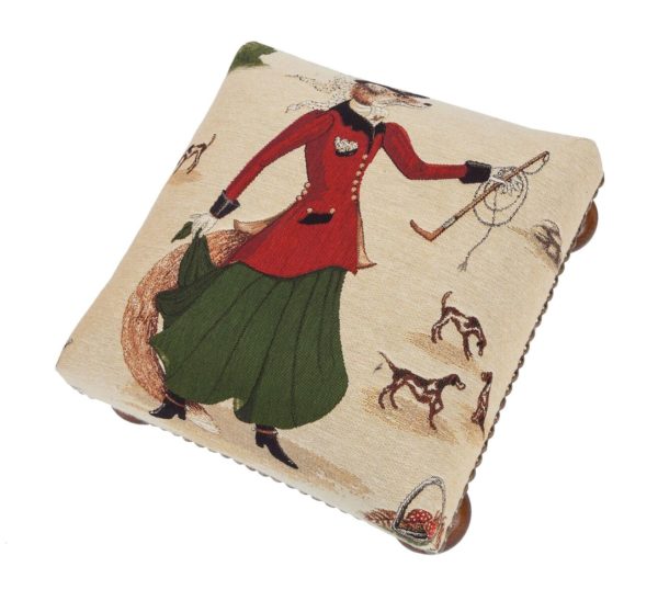 Fenella Fox Tapestry Foot Stool