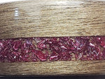 Load image into Gallery viewer, Red Rose Inlay in Wooden Ring
