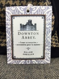 Downton Abbey Hunt Club Pillow Black & Tan