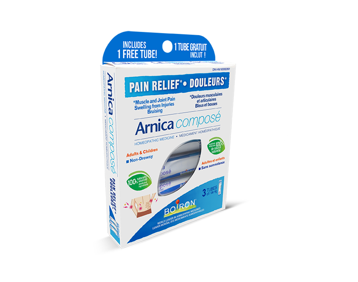 Arnica composé Homeopathic Medicine (3 Tubes of 4 g)