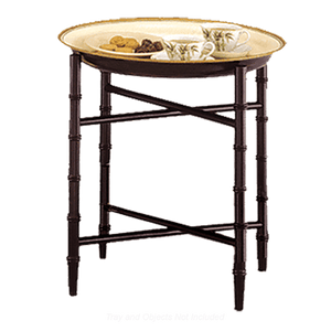 Tole Handpainted Wood Tray With Stand