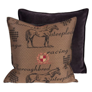 Thoroughbred Racing/Steeplechase Pillow – Square