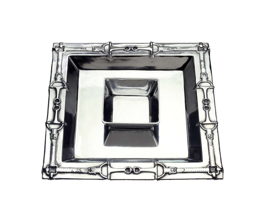 Equestrian Chip & Dip Tray