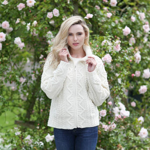 Women's: Merino Wool Zip Cardigan (X3096)